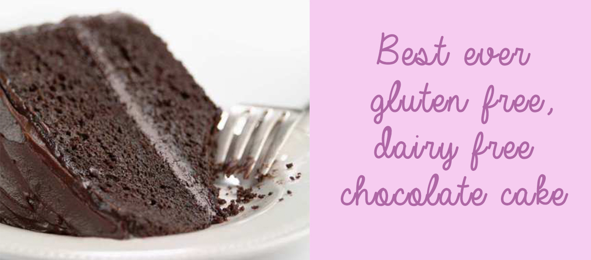 Gluten free dairy free chocolate cake