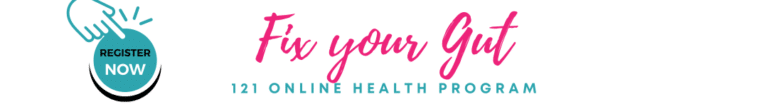 Register now for the Fix Your Gut 121 online health programme
