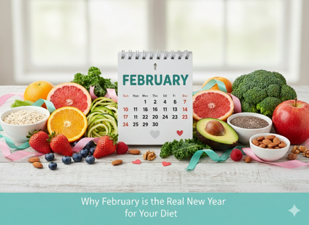 February on a spiral calendar.